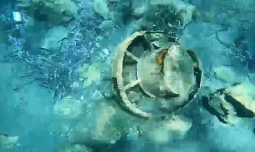 Denizin dibindeki mayın imha edildi!