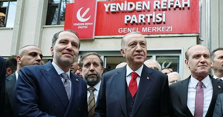 SON DAKİKA: Başkan Erdoğan, Yeniden Refah Partisi Genel Merkezi’ni ziyaret etti