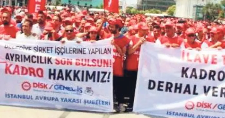 Belediye işçileri ülke genelinde iş bıraktı