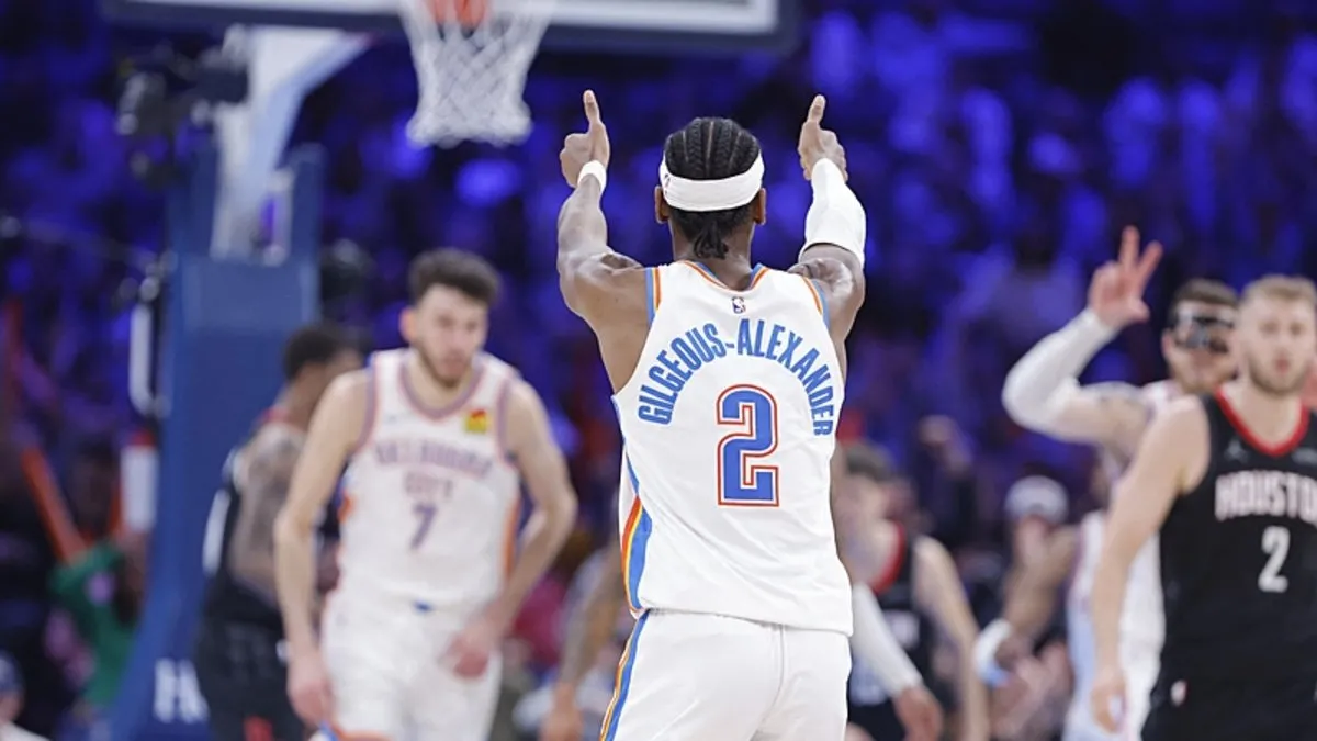 NBA'de Thunder, Rockets'ı Shai Gilgeous-Alexander'ın 51 sayısıyla yendi