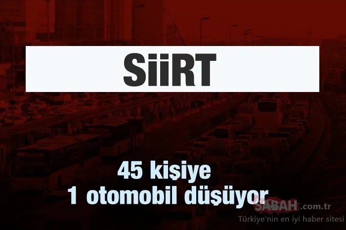 Türkiye İstatistik Kurumu açıkladı! Kişi başına en çok otomobil bakın hangi ilimizde?