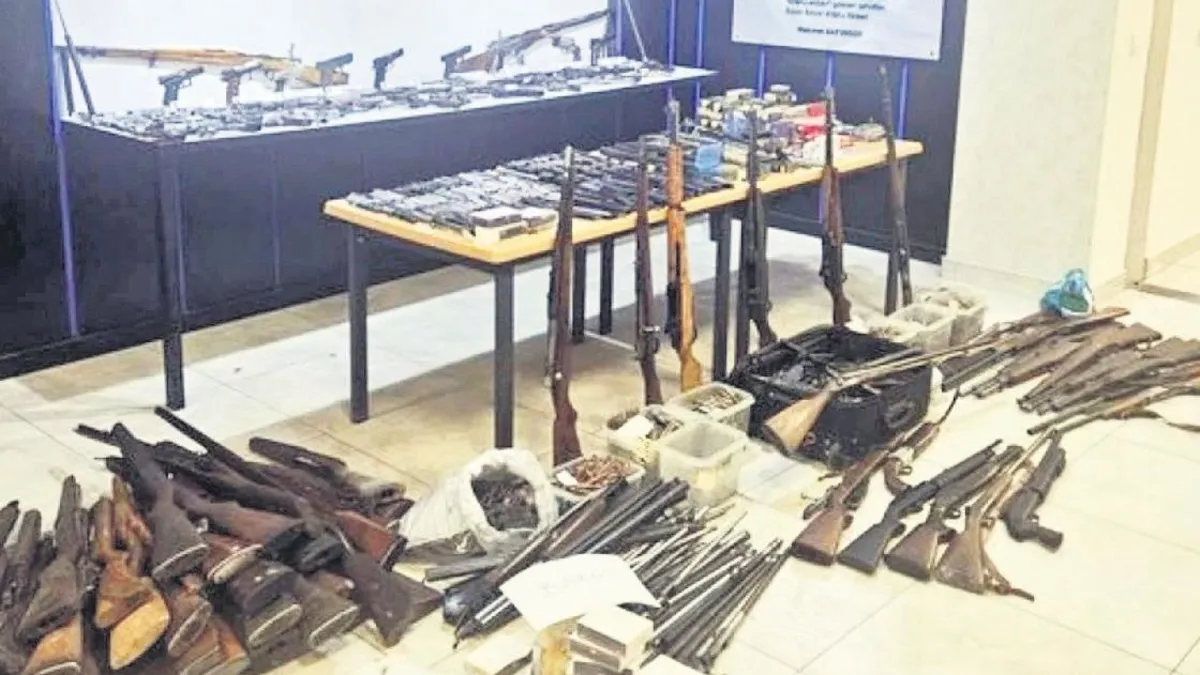 Ankara'da evini silah atölyesine çeviren şüpheli yakalandı