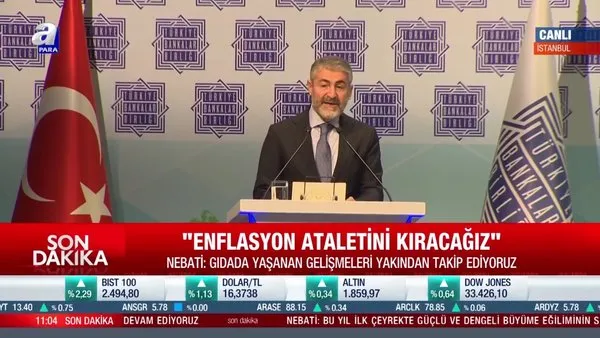 Son Dakika: Bakan Nebati'den enflasyon ve büyüme mesajı: