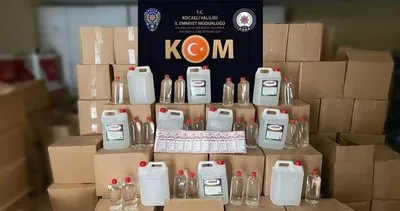 Durdurulan araçtan 4 ton 225 litre etil alkol ele geçirildi #kocaeli
