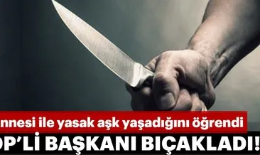 Yasak ilişki yaşadığı kadının oğlu HDP’li başkanı bıçakladı