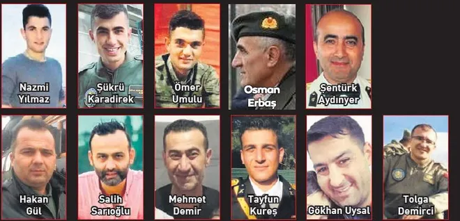 Son dakika haberi: Şehidin var Türkiye'm; 11 kahramanın ateşi yüreğimize düştü