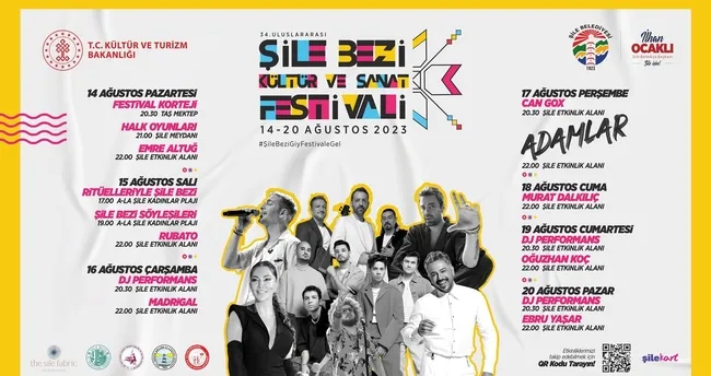 İstanbul’un en köklü festivali başlıyor... 34'üncü Şile Bezi Festivali yine çok renkli