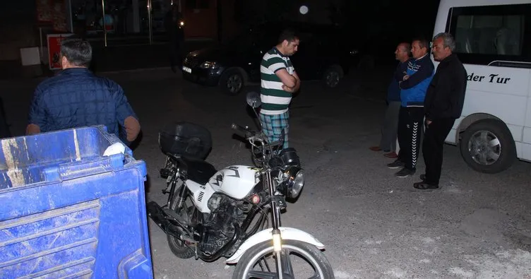Kaza yapan motosiklet sürücüsü 200 promil alkollü çıktı