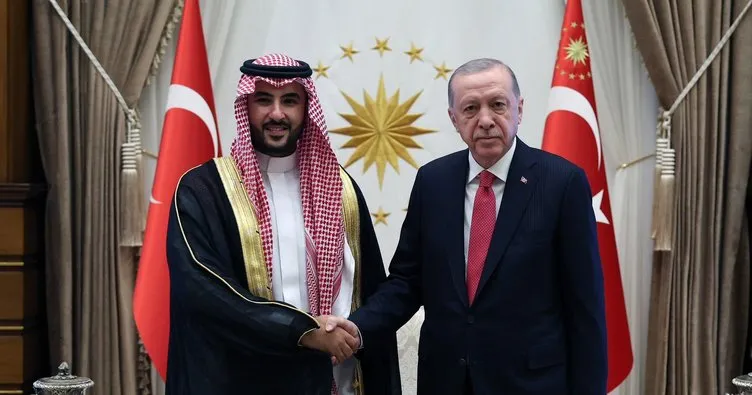 Başkan Erdoğan, Suudi Arabistan Savunma Bakanı Selman’ı kabul etti