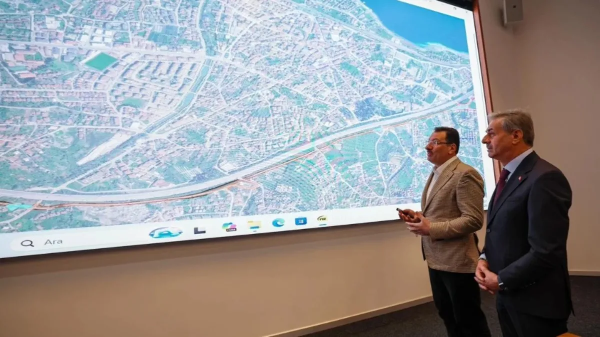 Sapanca yol çalışması projesi