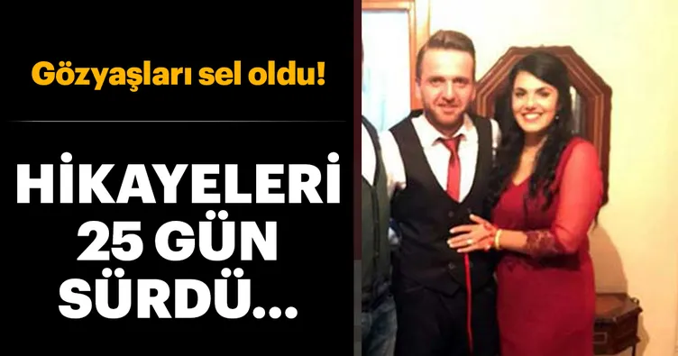 25 günlük evli çifti, kaza ayırdı