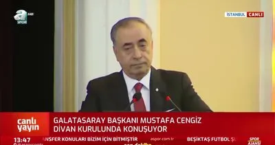 Mustafa Cengiz: Sayın Cumhurbaşkanı’na teşekkür ediyorum