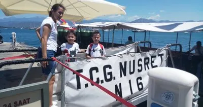 TCG Nusret Mayın Gemisi Fethiye’de ziyarete açıldı
