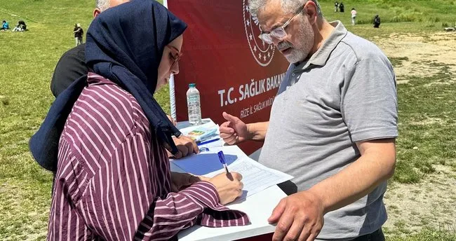Ayder Yaylası’nda sağlık halkası