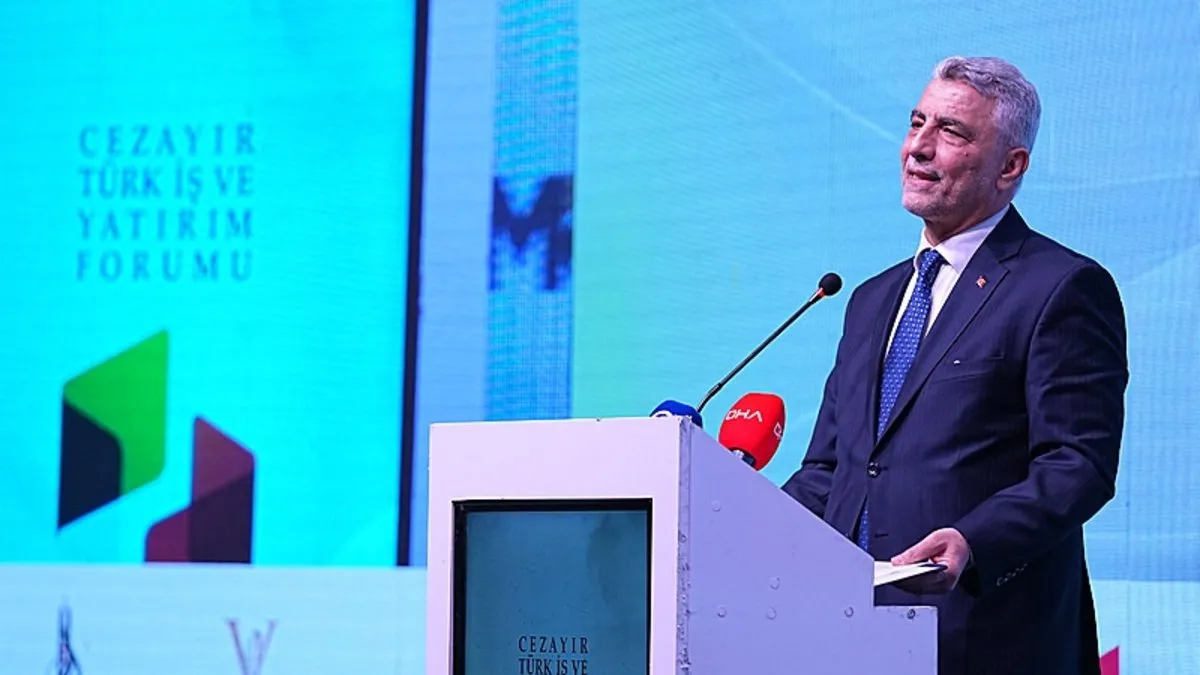 Bakan Bolat: Cezayir Afrika'daki ikinci büyük dış ticaret ortağımız