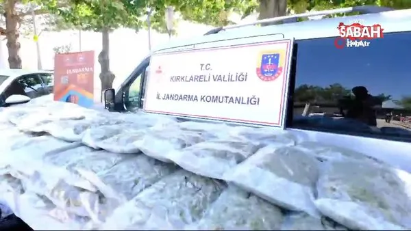 Kırklareli'nde uluslararası uyuşturucu operasyonu: 101 kilogram skunk maddesi yakalandı | Video
