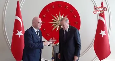 Cumhurbaşkanı Erdoğan, FIFA Başkanı Infantino ile görüştü | Video
