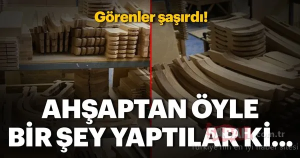Süper lüks ahşap otomobili görenler şaşkına döndü!