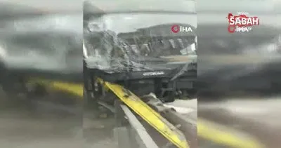 Bursa’da belediye otobüsü bariyerlere ok gibi saplandı: 1’i ağır, 5 yaralı | Video