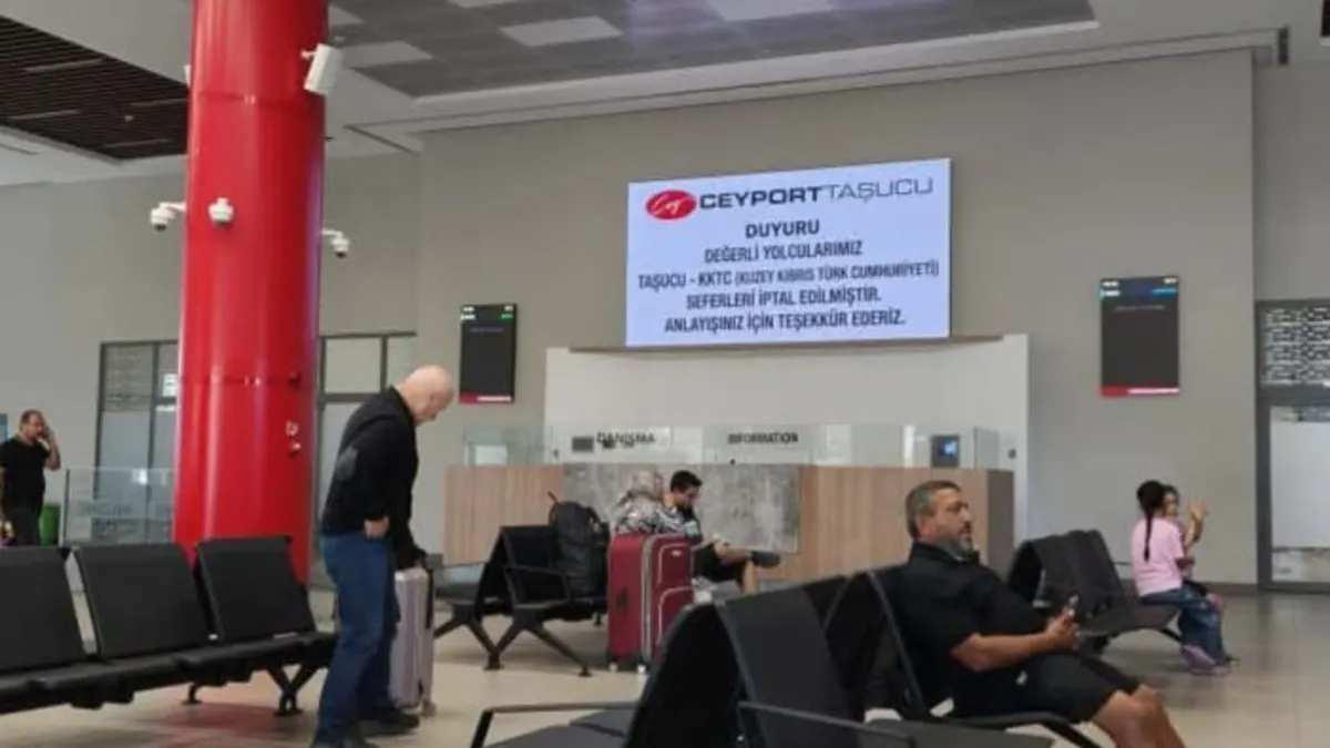 Taşucu Kıbrıs seferleri iptal