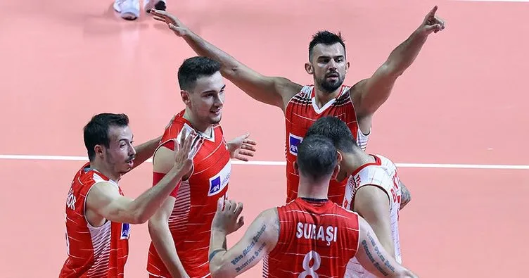 A Milli Erkek Voleybol Takımı, Azerbaycan’ı 3-0 yenerek Avrupa Şampiyonası bileti aldı
