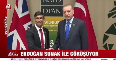 Başkan Erdoğan, Rishi Sunak ile görüştü | Video