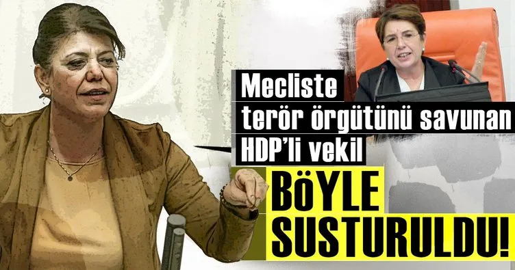HDP’li vekilin skandal sözlerine mecliste tepki!
