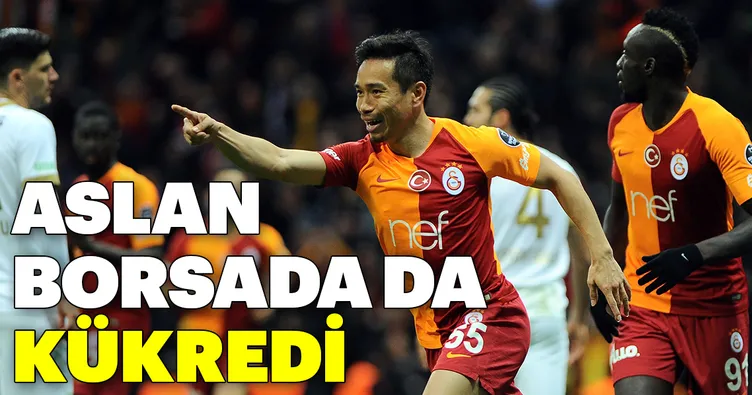 Aslan borsada da kükredi
