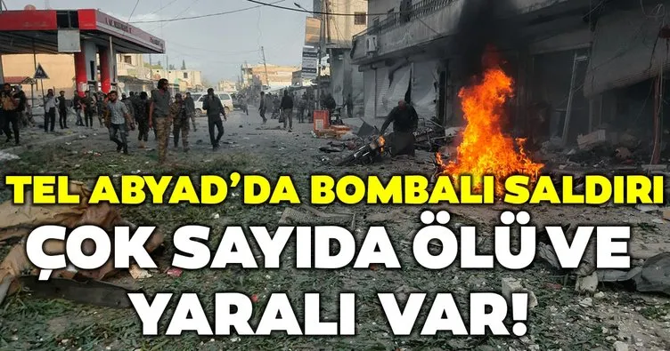 Son Dakika... Tel Abyad pazar yerinde bombalı saldırı meydana geldi