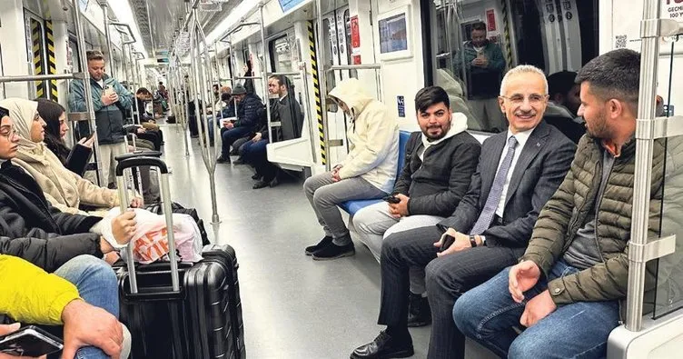 Havalimanı metrosunda yolcu rekoru