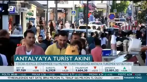Antalya'ya turist akını