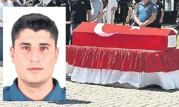 Şehit polise veda töreni