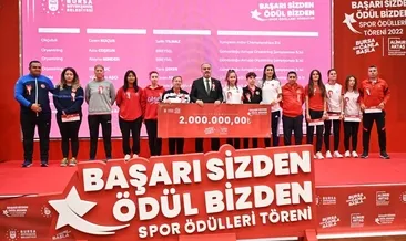 Sporun yıldızlarına ödül yağdı