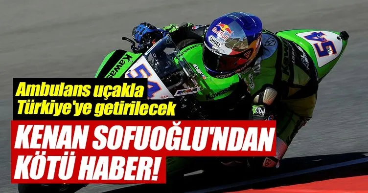 Milli motosikletçi Kenan Sofuoğlu, Fransa’da kaza yaptı