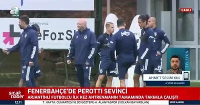 Diego Perotti’den Fenerbahçe’ye iyi haber!
