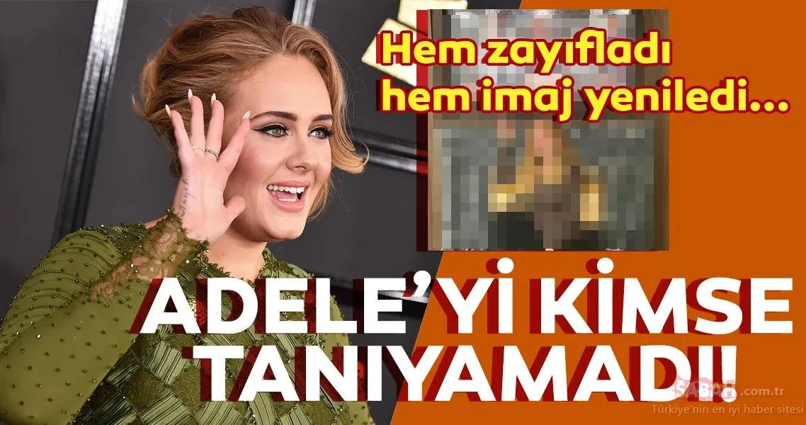 Dünyaca ünlü şarkıcı Adele resmen eridi! Şarkıcı Adele son hali ile