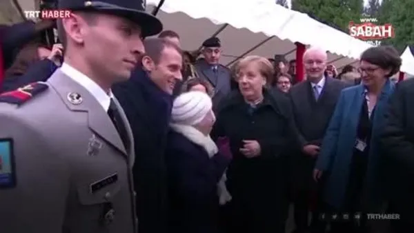 101 yaşındaki Fransız kadın Merkel'i Macron'un eşi zannetti