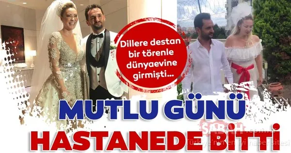Güzel şarkıcı Aylin Coşkun ile Volkan Aslan’ın en mutlu günü hastanede bitti