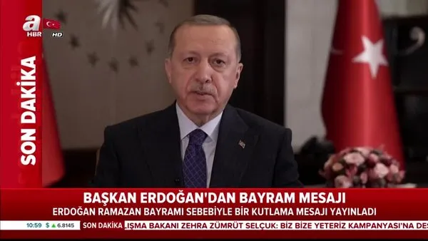 Başkan Erdoğan'dan Ramazan Bayramı mesajı! | Video