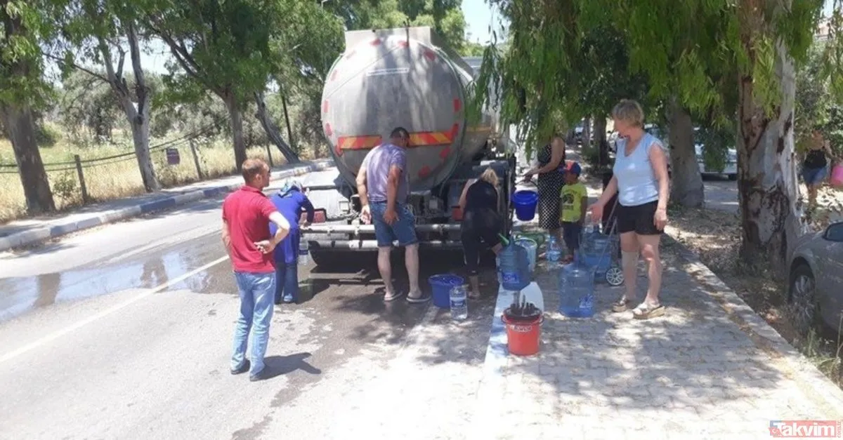 Izmir Foca Susuz Kaldi Halk Chp Belediyeciligine Tepkili Videosunu Izle Sabah Tv