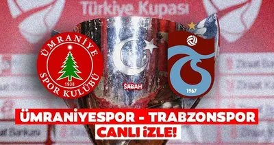 Ümraniyespor Trabzonspor maçı CANLI İZLE! ZTK Ümraniyespor Trabzonspor maçı A Spor canlı yayın kanalı izle