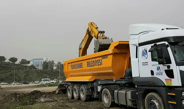 Yunusemre’den Uncubozköy’de yol çalışması