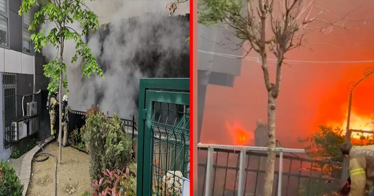 Kağıthane’de korkutan yangın! Alevler metruk binayı sardı: 1 yaralı!