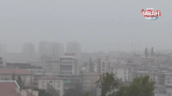 Suriye'den gelen toz bulutu, Gaziantep'i etkiledi