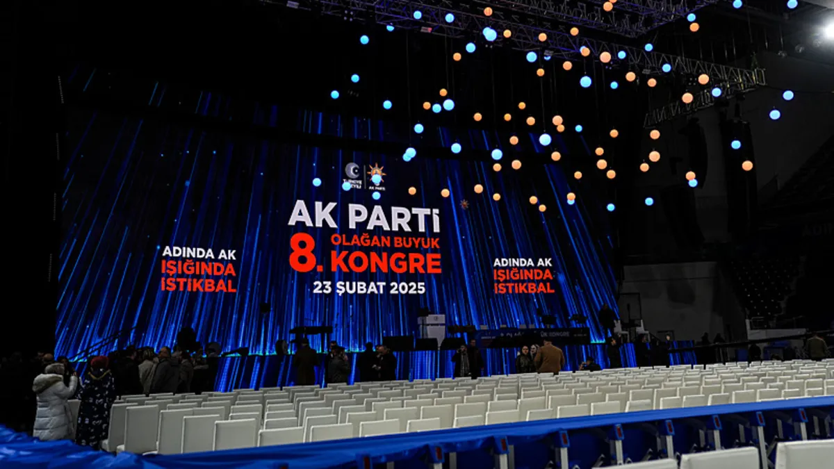 AK Parti'de 8. Olağan Büyük Kongre hazırlıkları tamamlandı! Başkan Erdoğan hangi mesajları verecek?