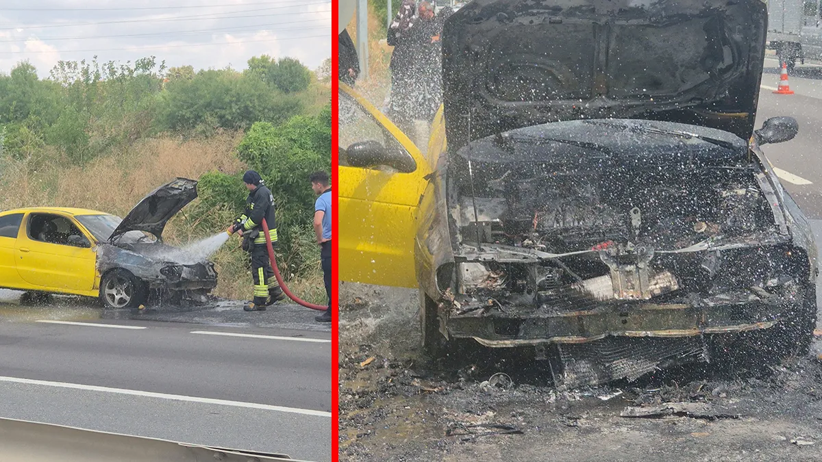 Tekirdağ’da korkutan yangın! Araç alev topuna döndü: 5 kişi canlarını saniyelerle kurtardı! Tekirdağ’da korkutan yangın! Araç alev topuna döndü: 5 kişi canlarını saniyelerle kurtardı!