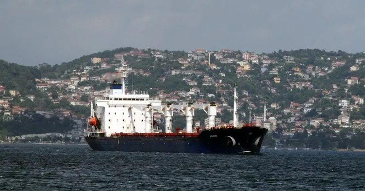 Ukrayna’dan yola çıkan mısır yüklü gemi İstanbul Boğazı’ndan sorunsuz geçti