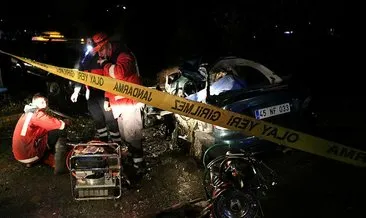 Zonguldak’ta 2 otomobil çarpıştı: 2 ölü, 1 yaralı