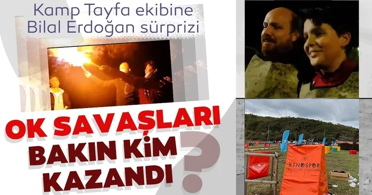 Kamp Tayfa ekibine Bilal Erdoğan sürprizi