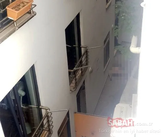 Beyoğlu’nda ABD’li bir kişi pencereye tırmanırken böyle düştü